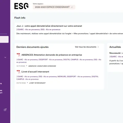 Accueil Enseignant